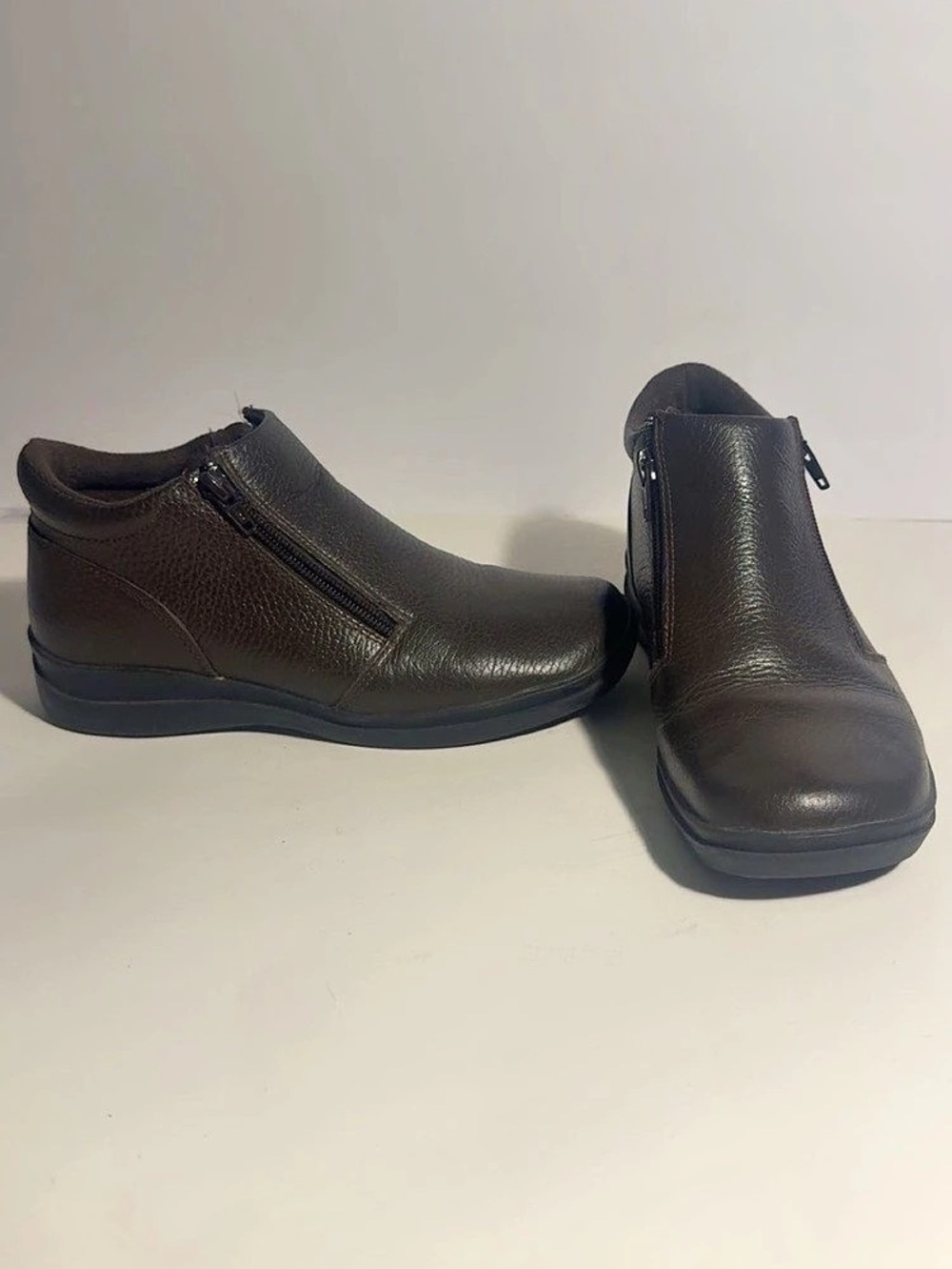 Side-Zip Ankle Boots in Black Like New
